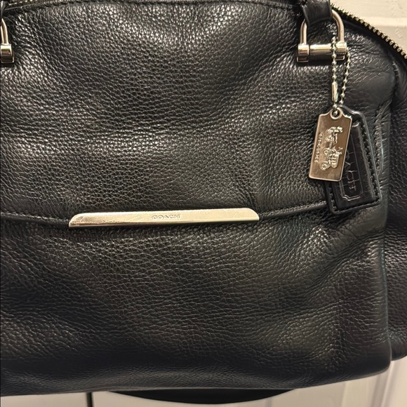 Coach Black Crossbody Bag with Silver‎ Accents double hangtag - Picture 12 of 16